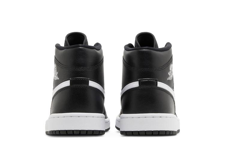 Кроссовки Wmns Air Jordan 1 Mid 'Black White'