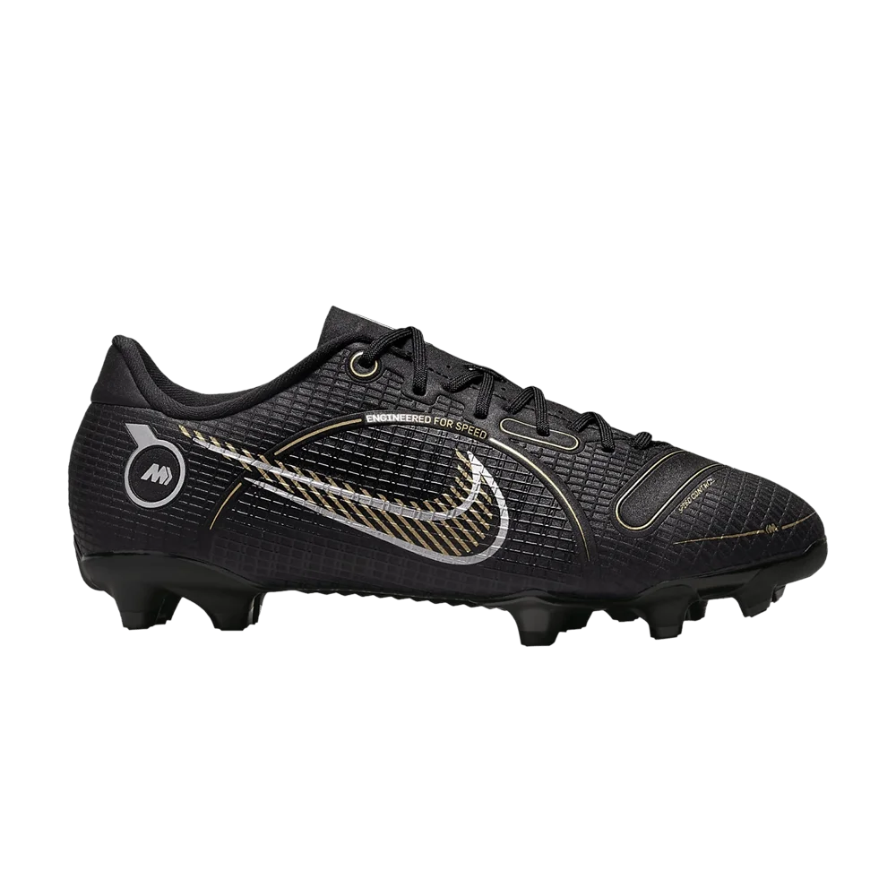 Кроссовки Nike Mercurial Vapor 14 Academy MG GS 'Black Metallic Gold'