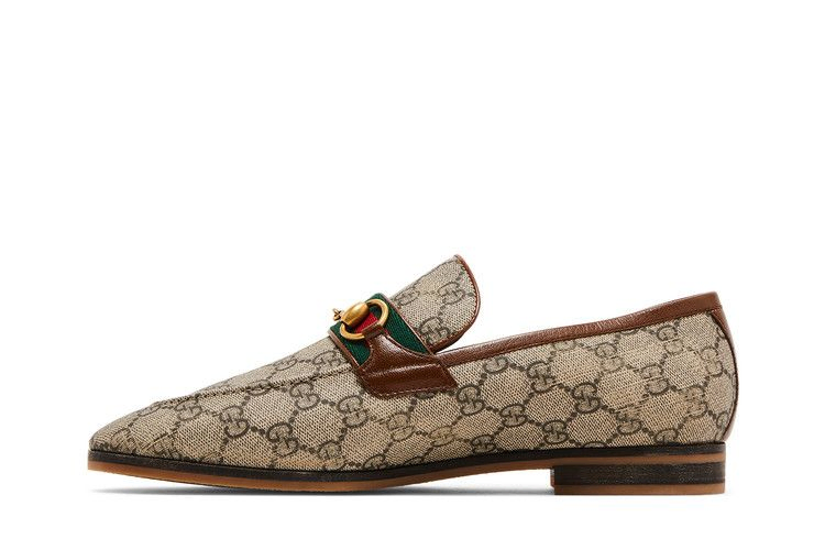 Кроссовки Gucci Paride Moccasin 'GG Supreme - Beige'