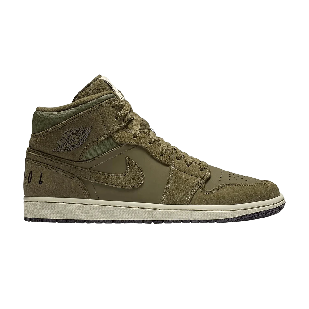 Air-Jordan-1-Retro-Mid-Olive-Canvas