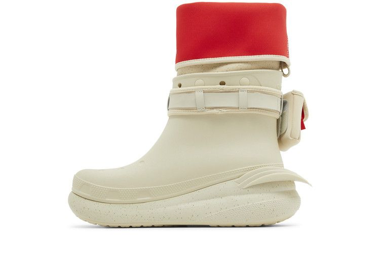 Кроссовки Crocs Pringles x Classic Crush Boot 'Bone'