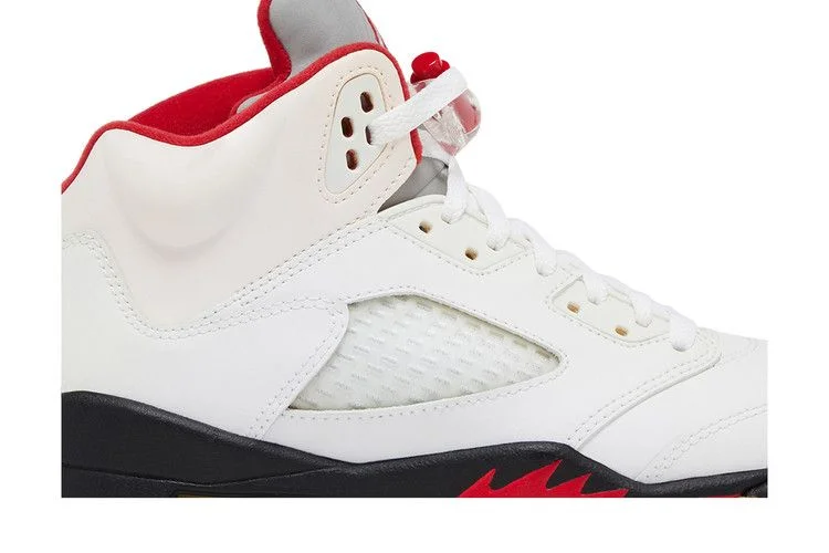 Кроссовки Air Jordan 5 Retro GS 'White Fire Red' 2013