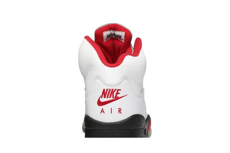 Кроссовки Air Jordan 5 Retro 'White Fire Red' 2000