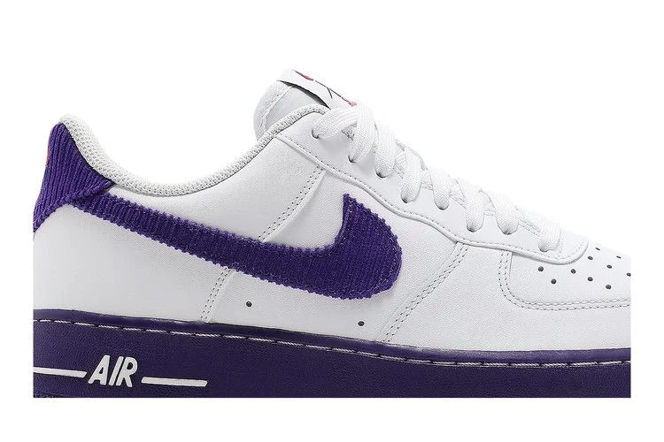 Кроссовки Nike Air Force 1 '07 LV8 EMB 'White Court Purple'