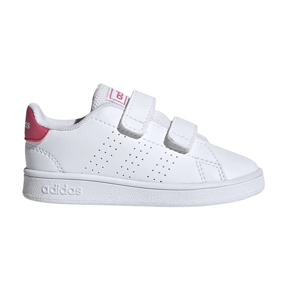 Krossovki-Adidas-Advantage-J-White-Pink