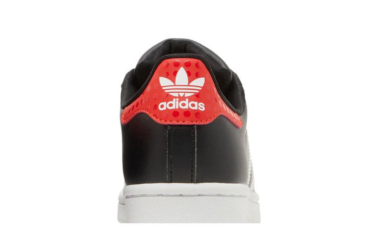 Кроссовки LEGO x adidas Superstar Big Kid 'Core Black Red'