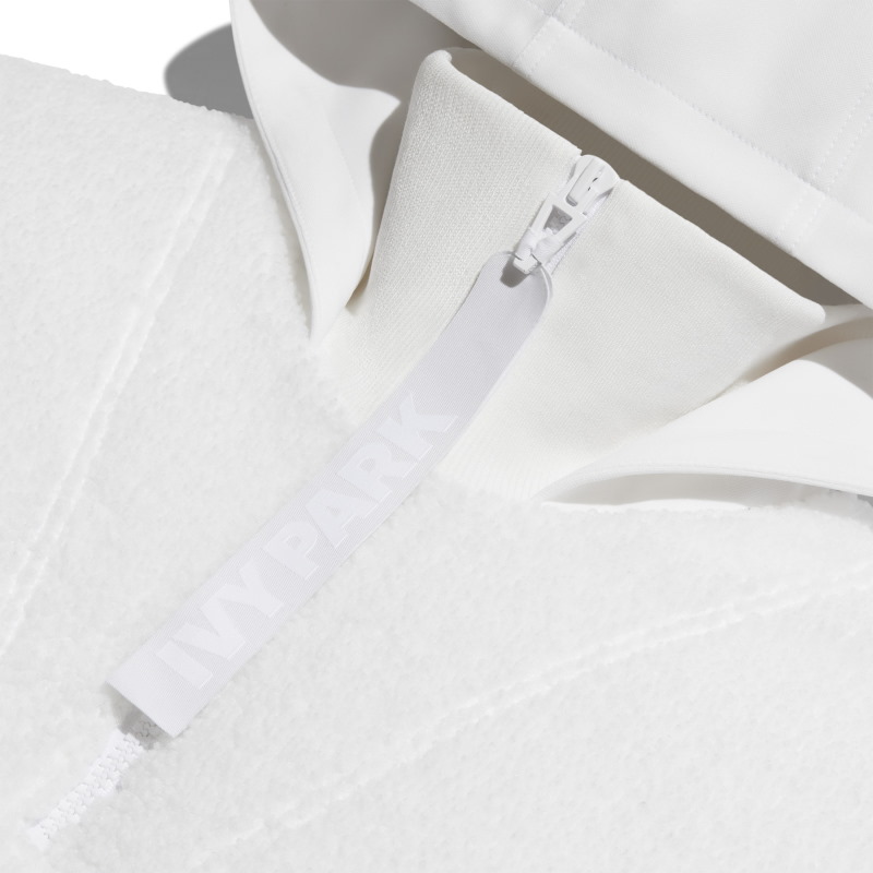 Куртка adidas Ivy Park 1/2 Zip Sherpa Layered Jacket (All Gender) Core White