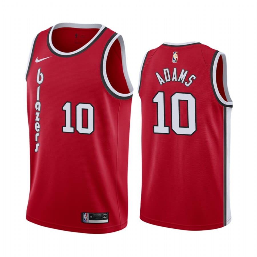 Баскетбольная джерси 2020-21 Portland Trail Blazers #10 Jaylen Adams Classic Edition Red Swingman Jersey