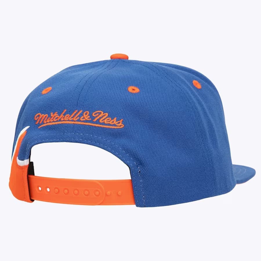 Бейсболка Mitchell & Ness Royal Denver Broncos Rising Tide OG Snapback Hat