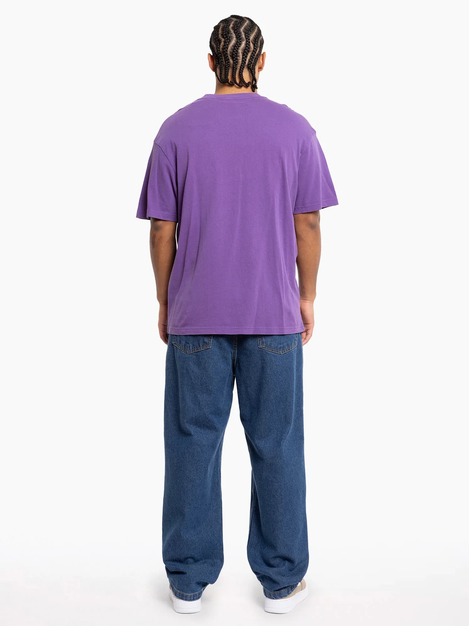 Футболка Mitchell & Ness Los Angeles Lakers Nothin’ But Net Purple Vintage T-Shirt