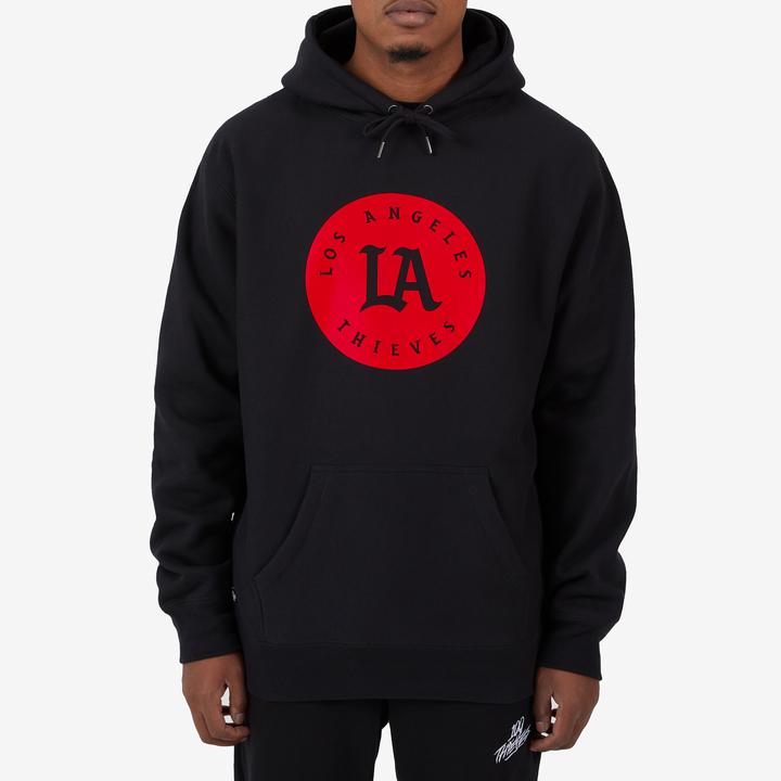Худи 100 Thieves LA Thieves Signature Hoodie Red Fill