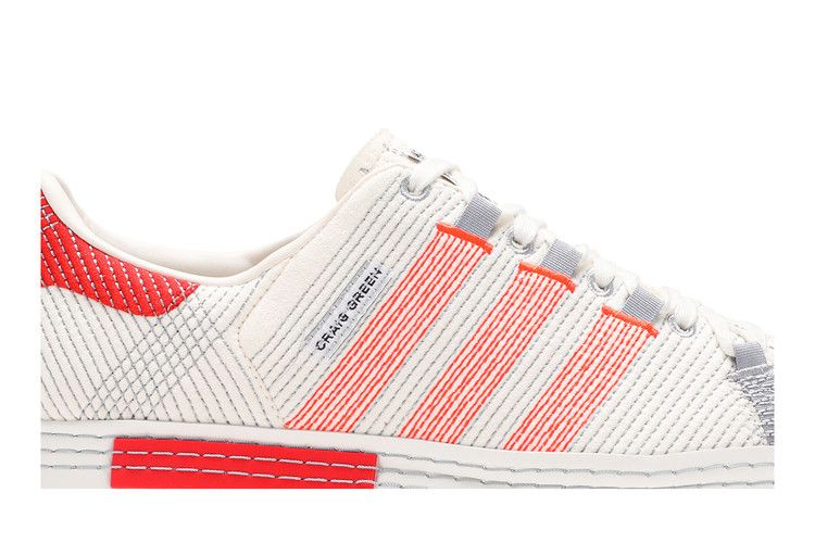 Кроссовки Craig Green x adidas Superstar 'Off White Bright Red'