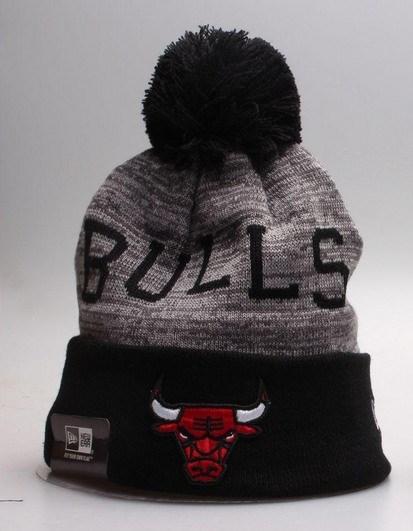 Шапка Bulls Black & Gray Knit Hat 2018