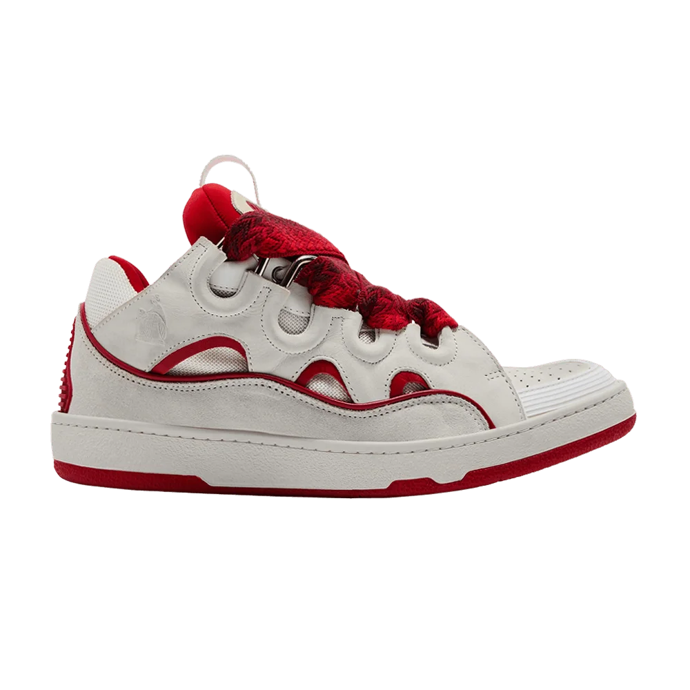 Кроссовки Lanvin Curb Sneakers 'White Red'