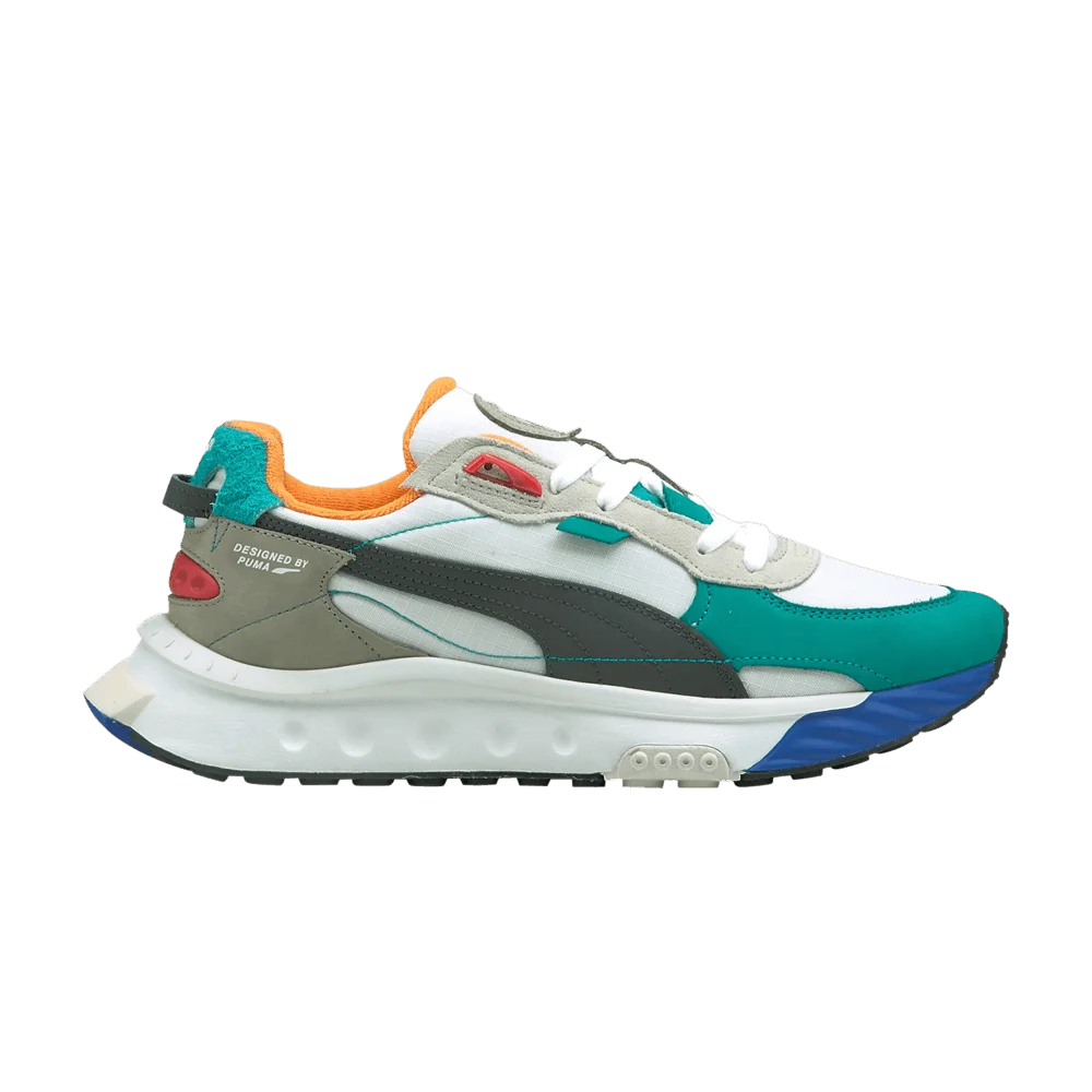 Кроссовки Puma Wild Rider 'Layers - White Viridian Green'