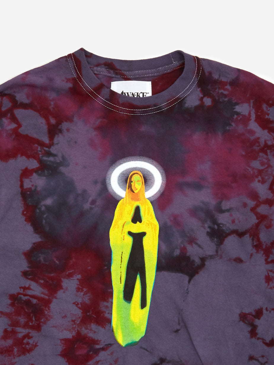 Футболка Awake Mother Mary L/S Tee Tie Dye Charcoal