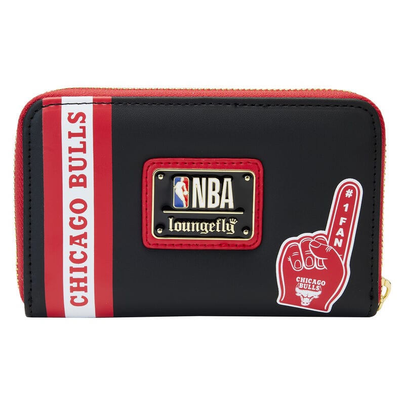 Кошелёк NBA Chicago Bulls Patch Icons Zip Around Wallet