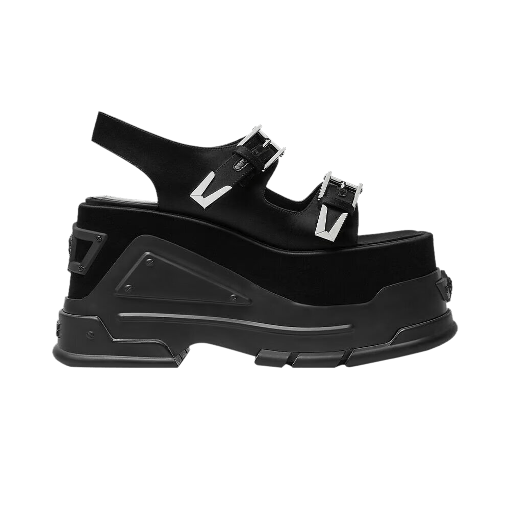 Versace Wmns Medusa Anthem Platform Sandal 'Black'