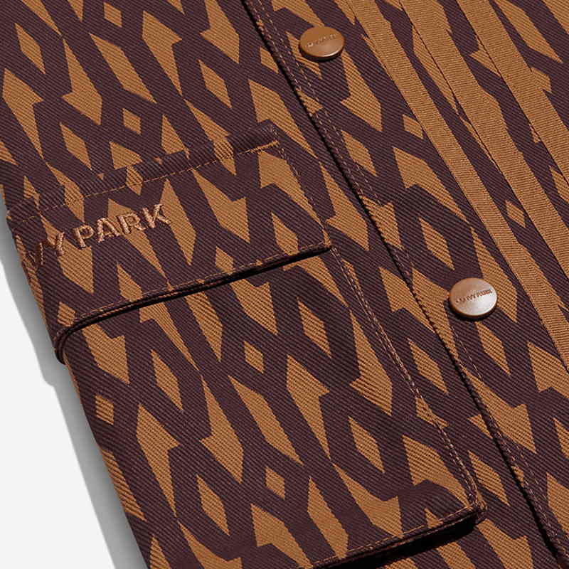 Юбка adidas Ivy Park Monogram Skirt Wild Brown/Night Red