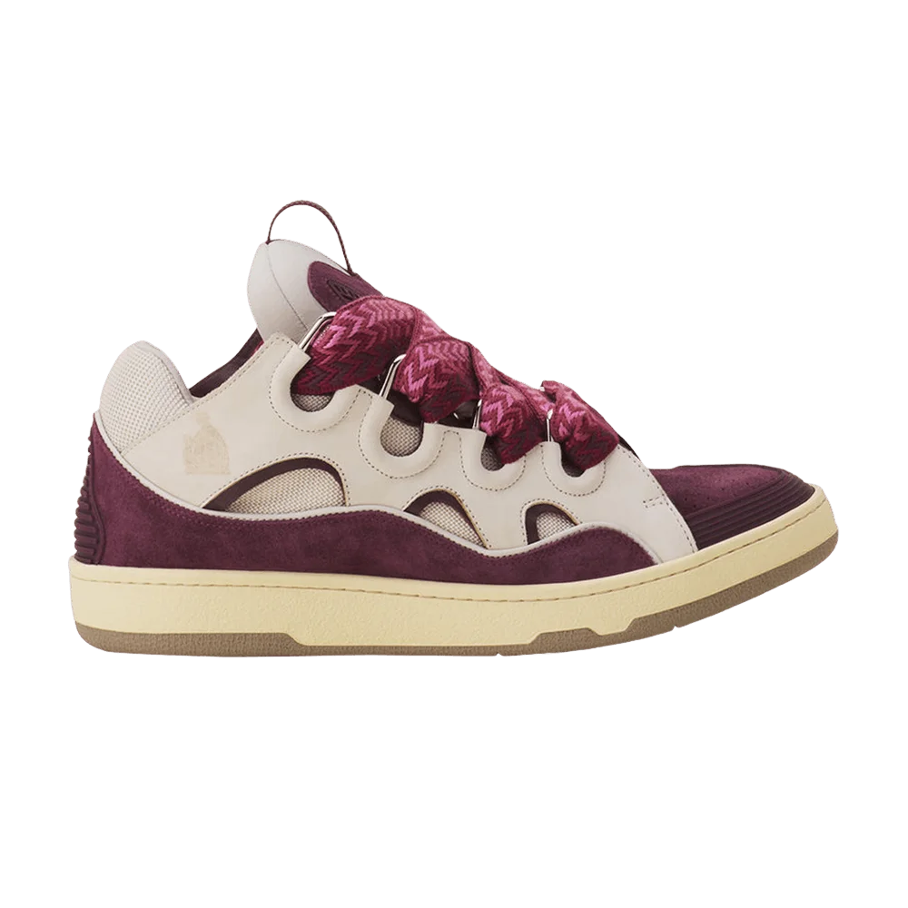 Кроссовки Lanvin Curb Sneaker 'Beige Burgundy'