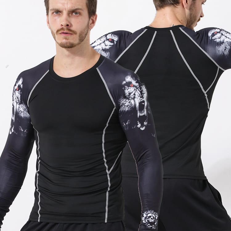 Лонгслив Daiong Wolf Black Longsleeve