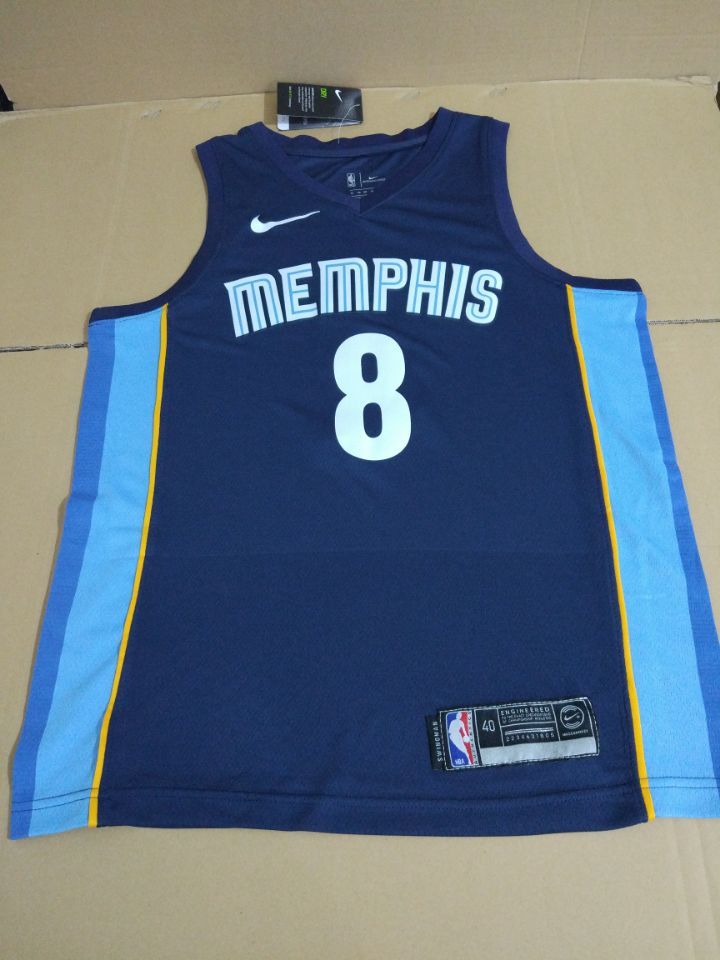 Баскетбольная джерси 2017-18 MarShon Brooks Memphis Grizzlies #8 Icon Navy