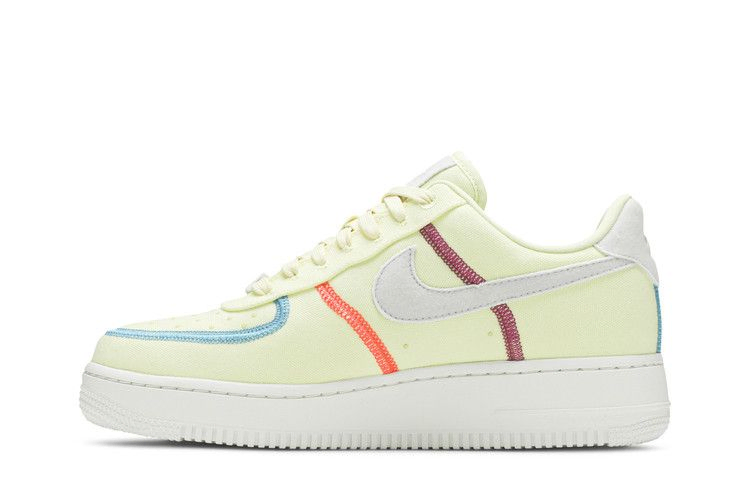 Nike Wmns Air Force 1 '07 Low LX 'Stitched Canvas - Life Lime'