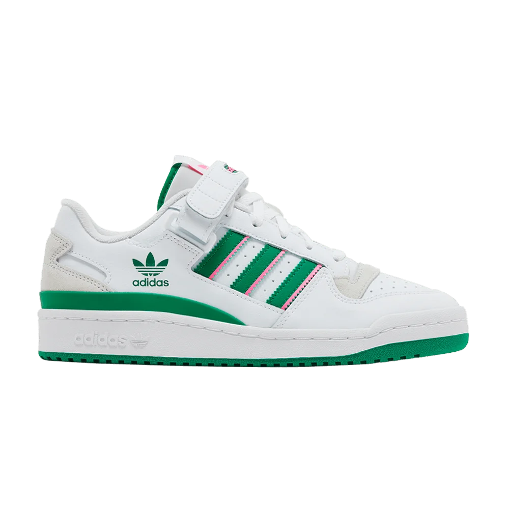 Krossovki-adidas-Wmns-Forum-Low-White-Green-Pink