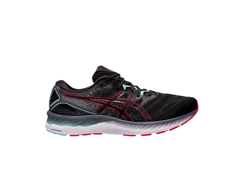 Кроссовки Asics Gel Nimbus 23 2E Wide 'Black Electric Red'