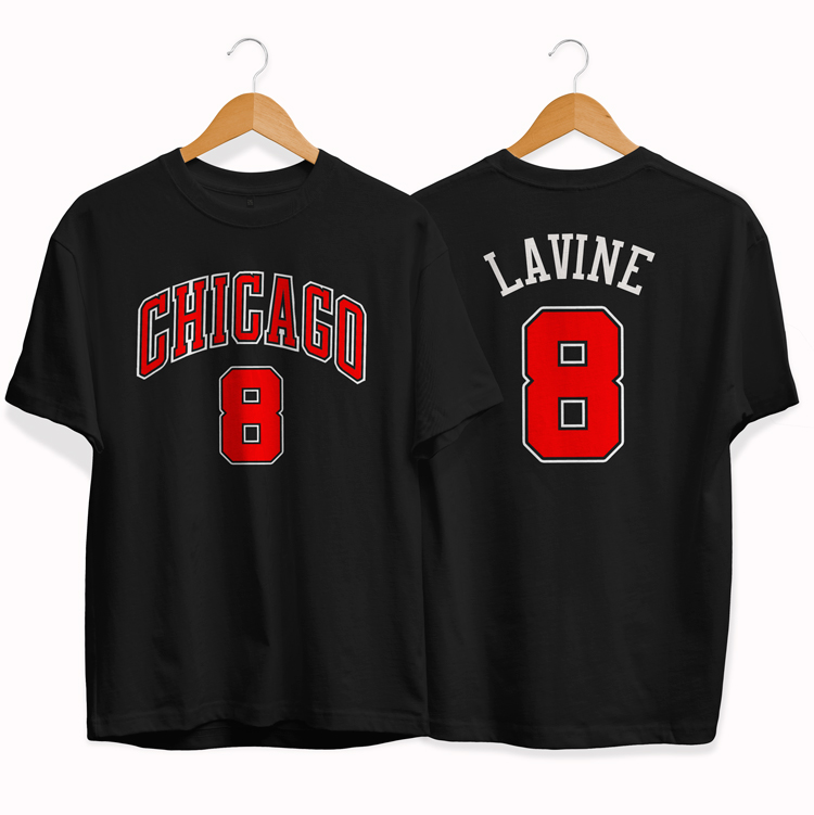 Футболка Chicago Bulls 8 Zach LaVine tee by slamdunk