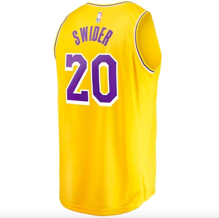 2022-23-LA-Lakers-20-Cole-Swider-Fast-Break-Icon-Gold-Jersey-3