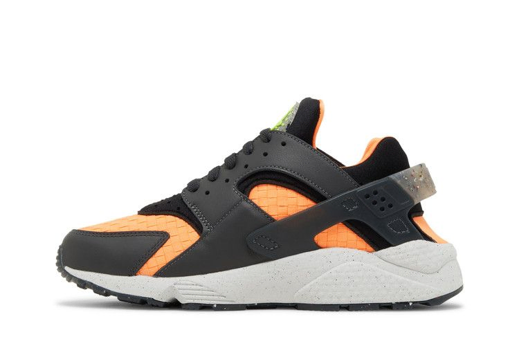 Кроссовки Nike Air Huarache Crater Premium 'Black Atomic Orange'