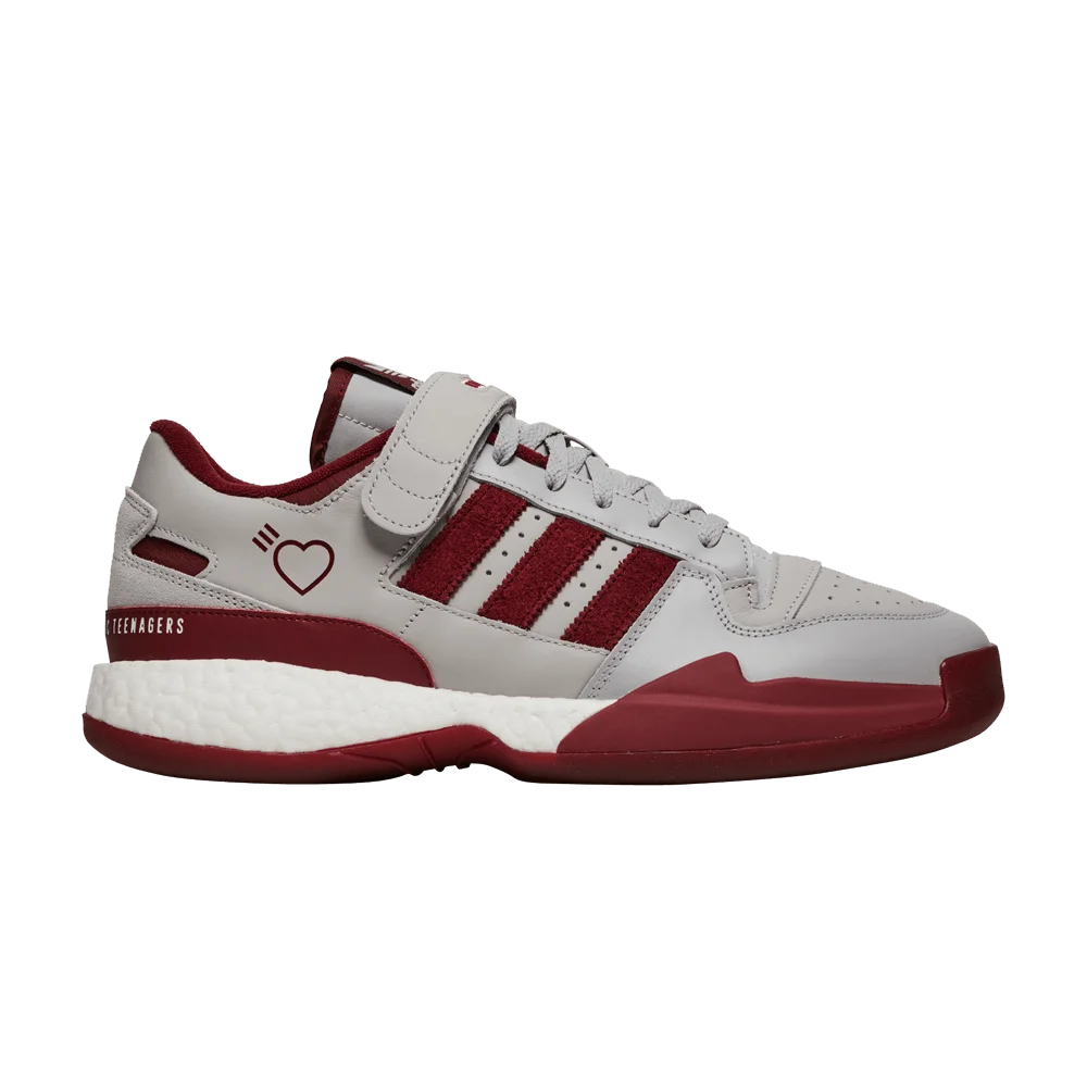 Krossovki-Human-Made-x-adidas-Forum-Low-Grey-Burgundy
