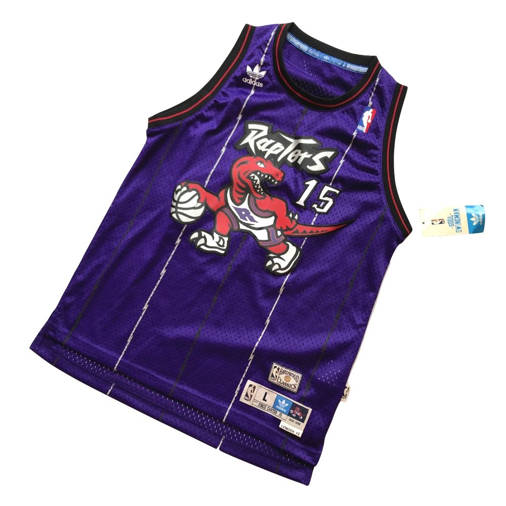 Баскетбольная майка Vince Carter Youth Toronto Raptors #15 Soul Swingman Purple