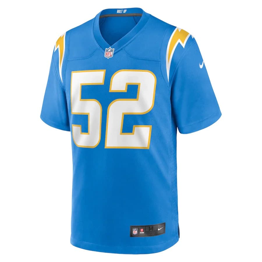 Футболка Nike Khalil Mack Los Angeles Chargers Home NFL Game Jersey