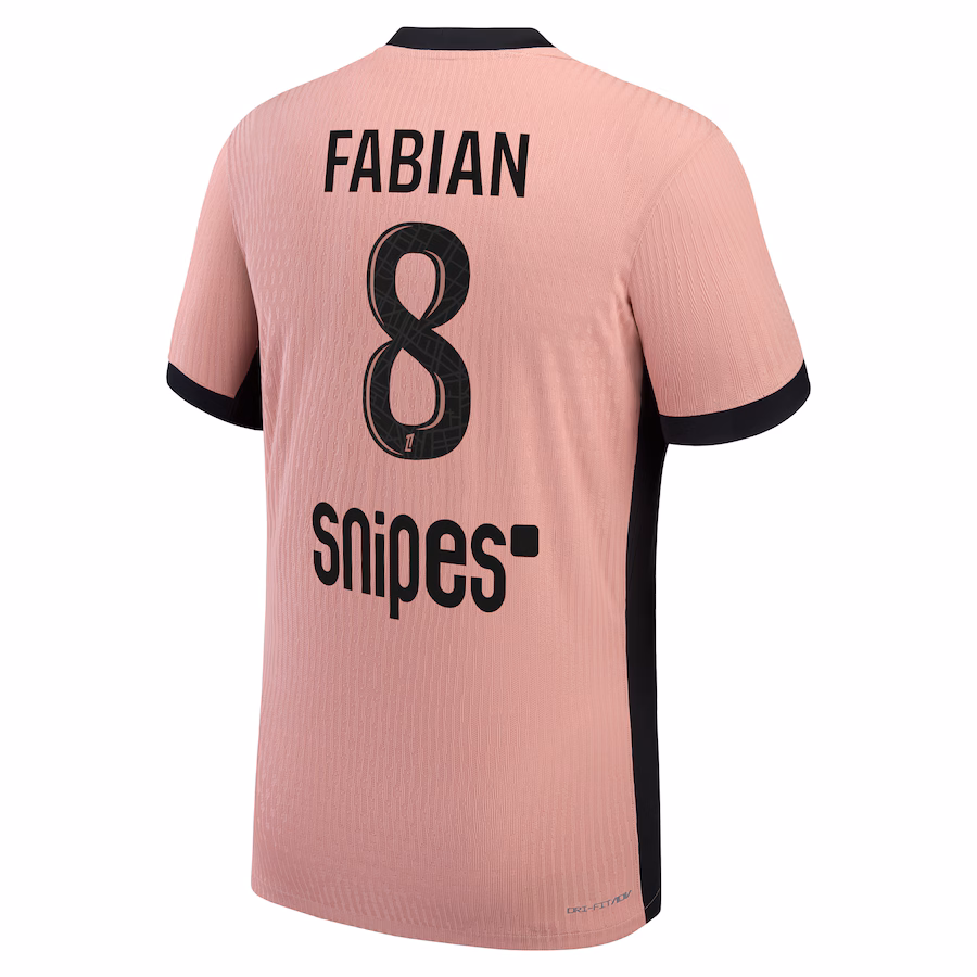 Футбольное джерси PSG Jordan Third Dri-FIT ADV Match Shirt 2024-25 Fabian 8
