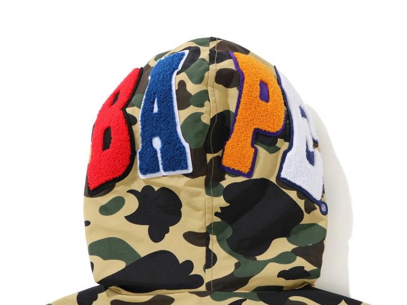 Куртка с капюшоном BAPE 1st Camo 2nd Ape Full Zip Hoodie Jacket Yellow