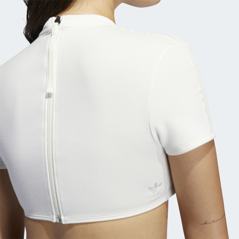 Спортивный топ adidas Ivy Park Crop Top Off White
