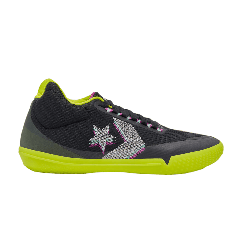 Кроссовки Converse All Star BB Evo Mid 'Hi-Vis Collection - Black Lemon Venom'