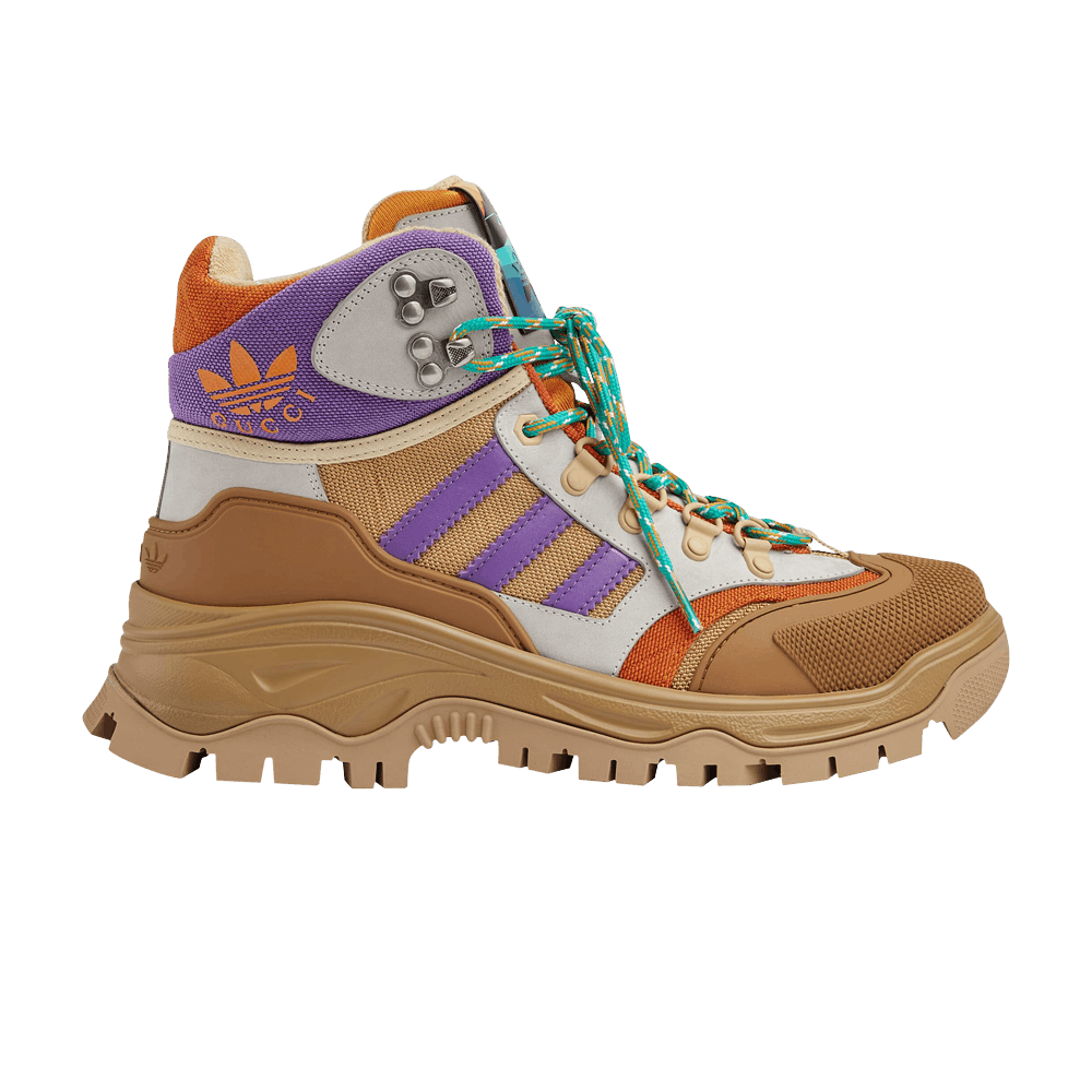 Кроссовки Adidas x Gucci Wmns Lace Up Boot 'Brown Purple'