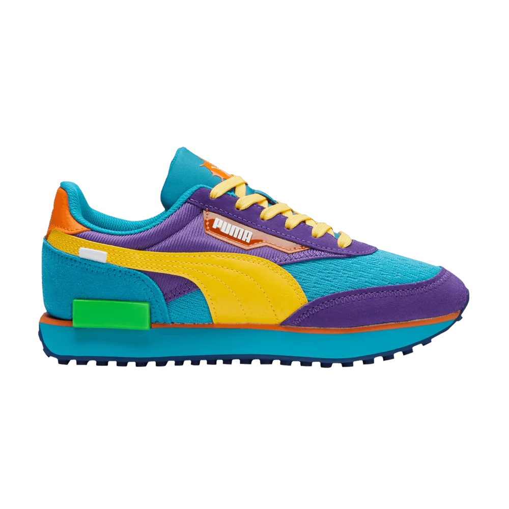 Кроссовки Rugrats x Puma Future Rider Jr 'Caribbean Sea Ultra Yellow'