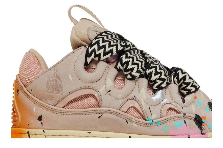 Кроссовки Gallery Dept. x Lanvin Wmns Curb Light Sneakers 'Paint Drip - Pale Pink'