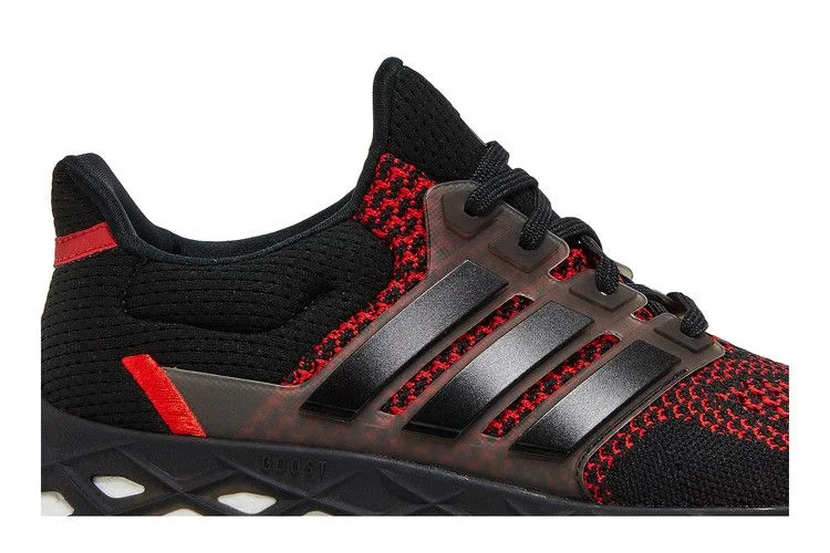 Кроссовки adidas UltraBoost Web DNA 'Black Vivid Red'