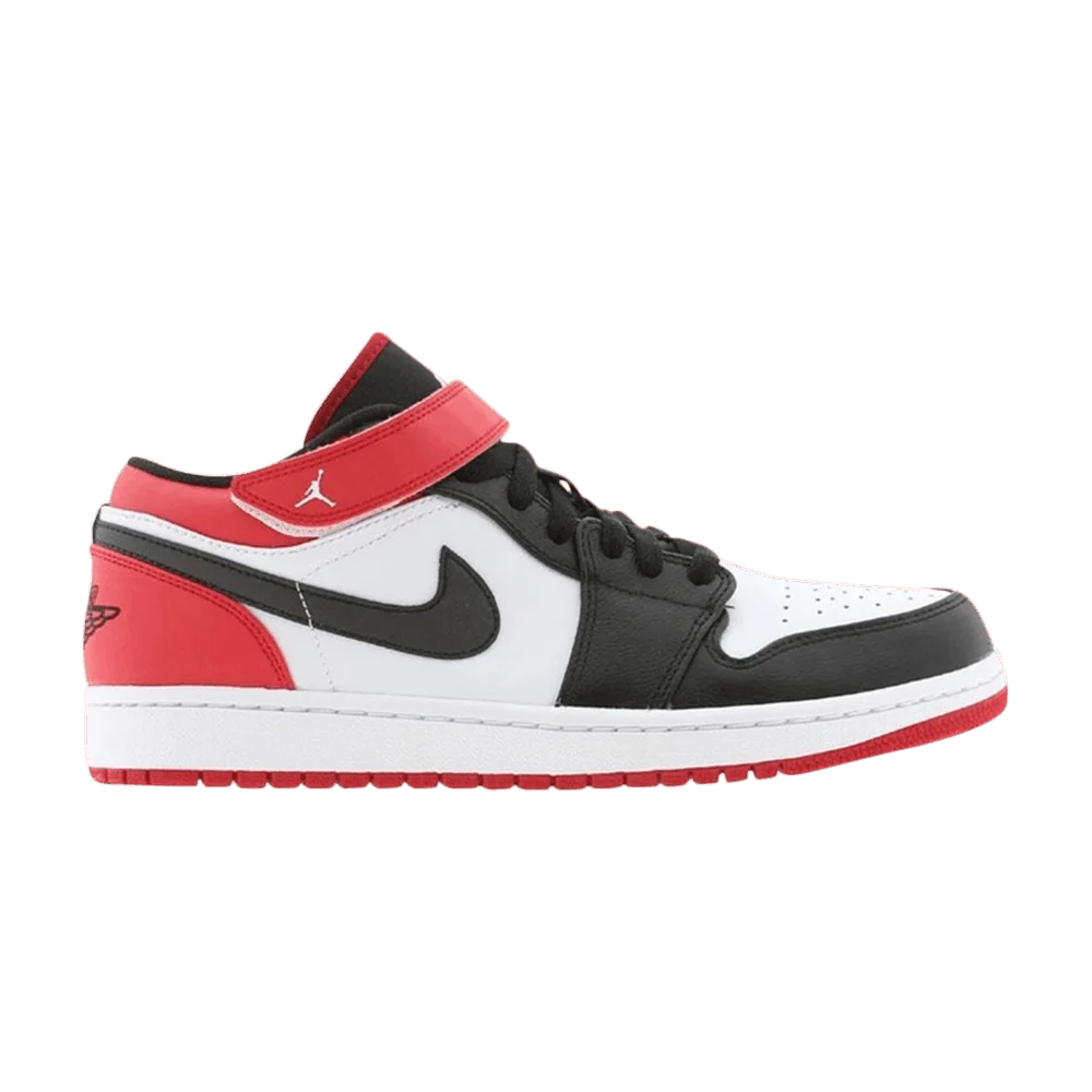 Кроссовки Air Jordan 1 Strap Low 'Black Toe'