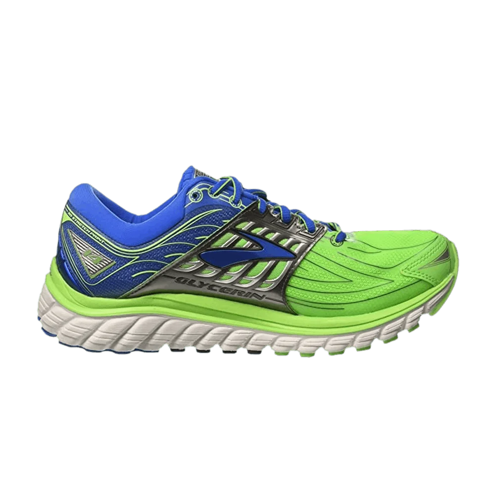 Krossovki-Brooks-Glycerin-14-Green-Gecko-Electric-Blue