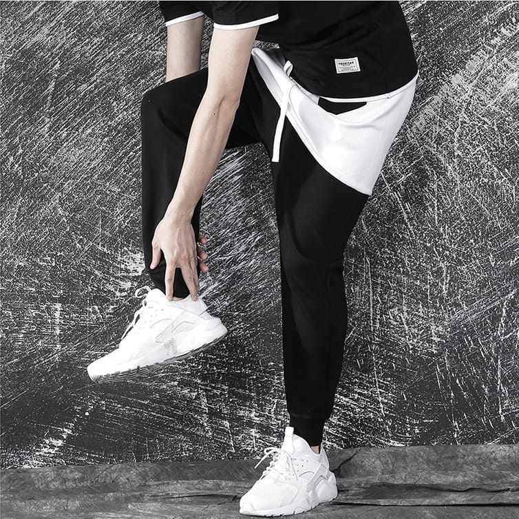 Спортивные штаны DPOY Colorblock White Pants