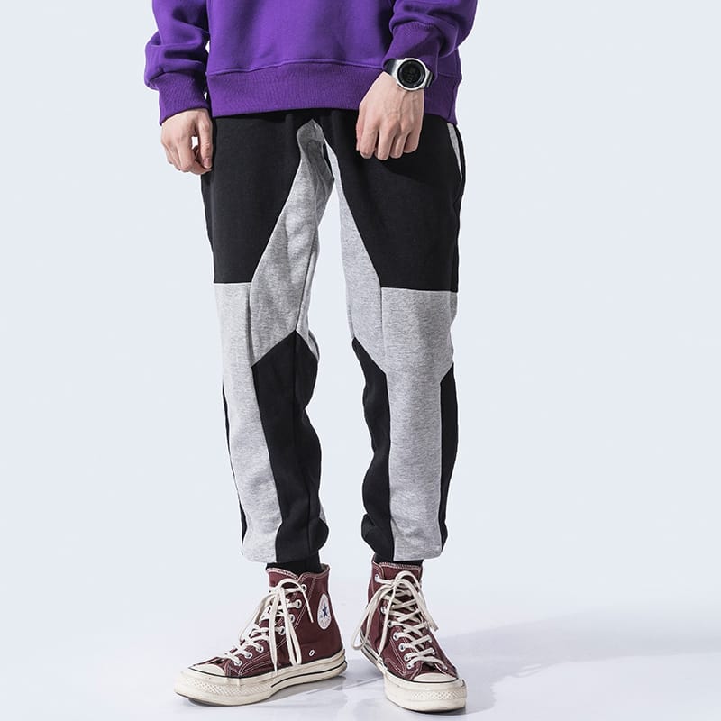 Спортивные штаны DPOY Black-Grey Stripes Pants
