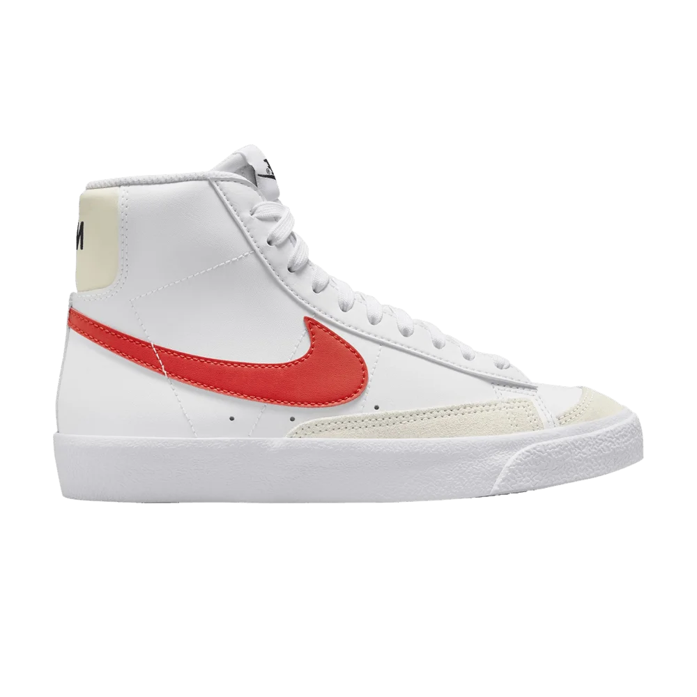 Krossovki-Nike-Blazer-Mid-77-GS-White-Picante-Red