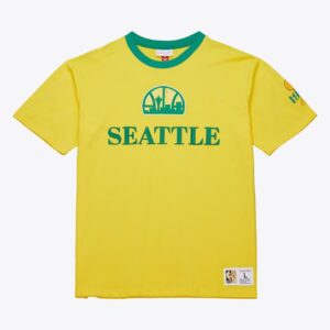 Mitchell-Ness-Gold-Seattle-SuperSonics-Team-OG-3.0-Vintage-T-Shirt-300x300