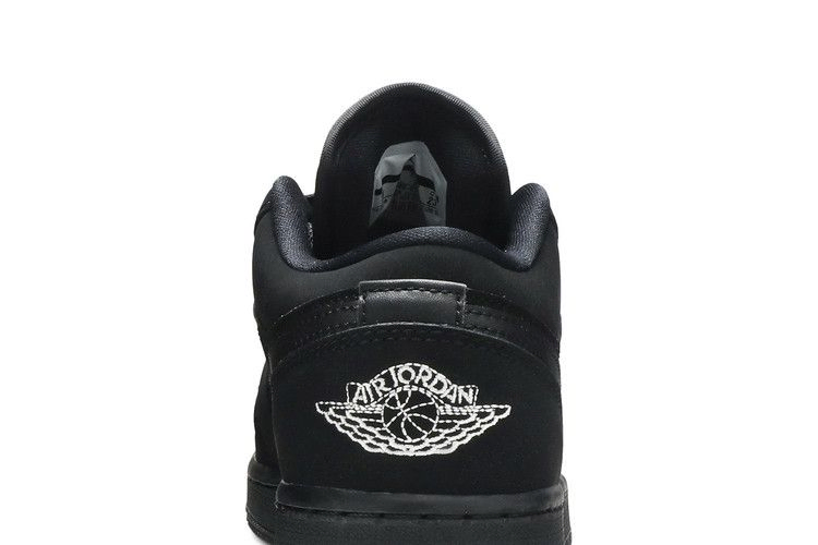Кроссовки Air Jordan 1 Retro Low GS 'Triple Black'